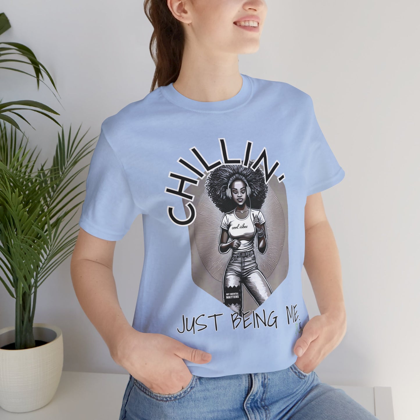 JUST BEING ME UNISEX SHORT SLEEVE TEE