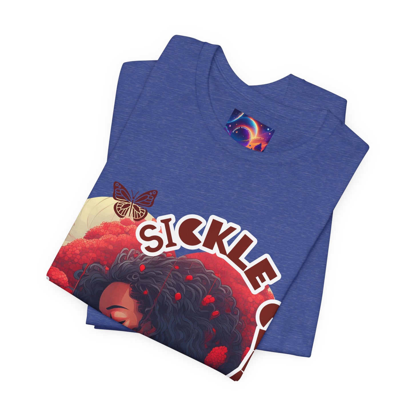 Sickle Cell Warrior Princess: Unisex Jersey Short Sleeve Tee