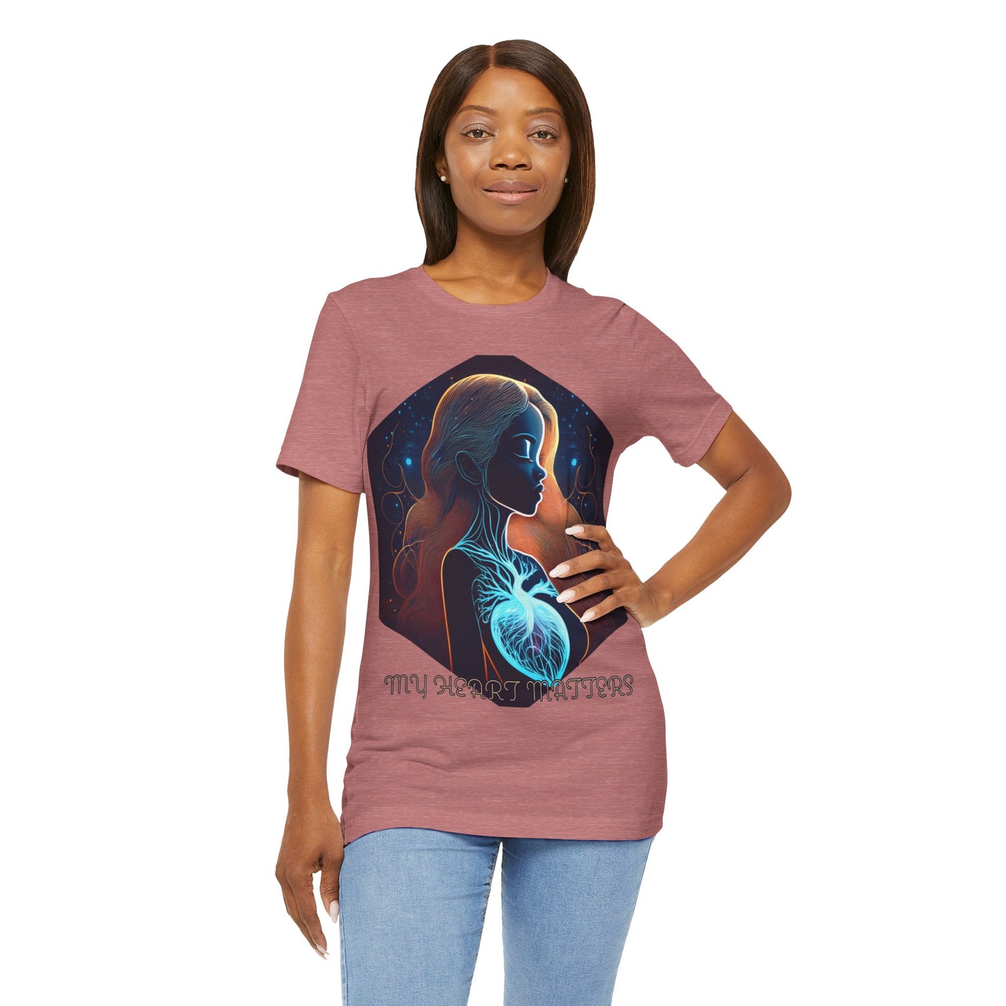 MY HEART MATTERS Unisex Jersey Short Sleeve Tee