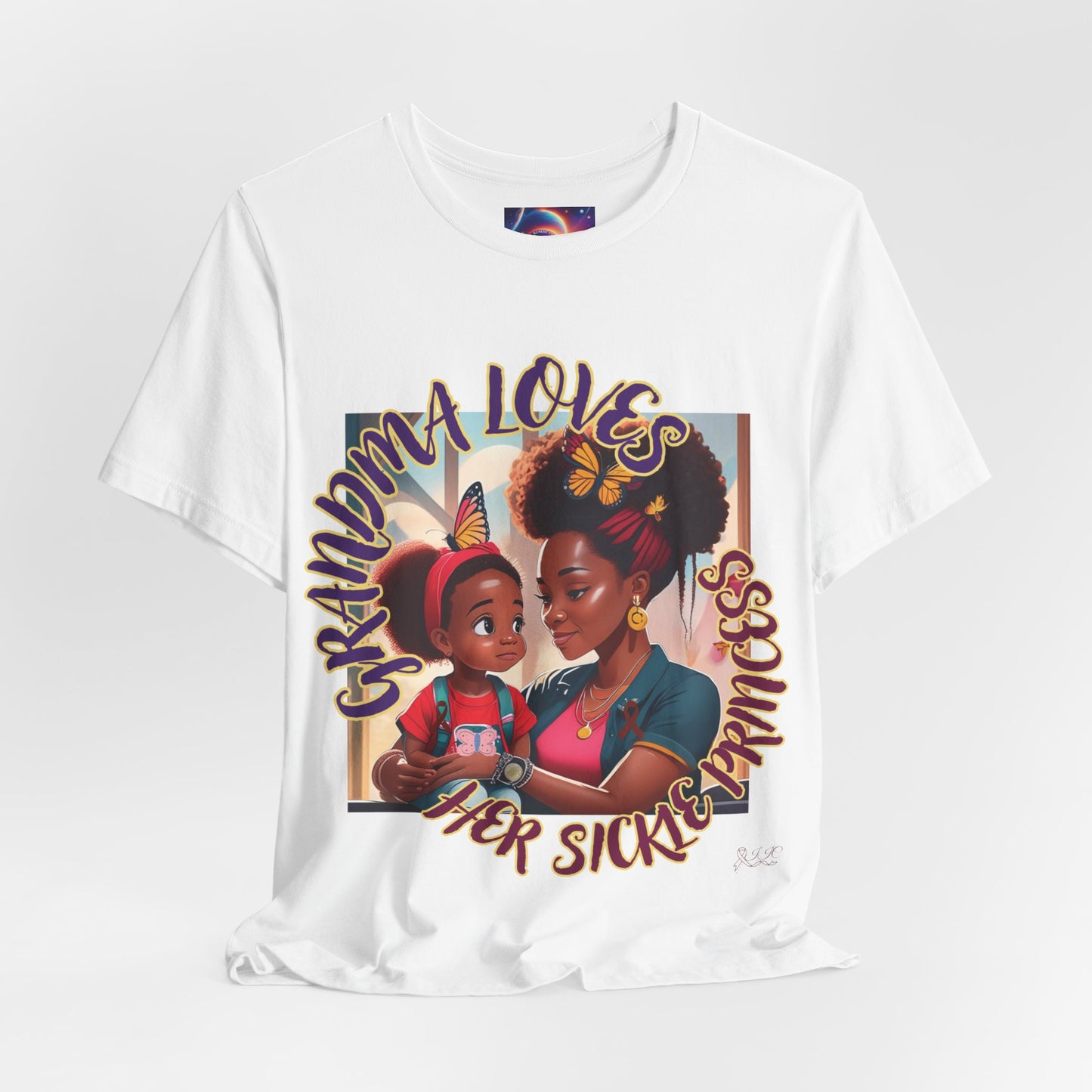 GRANDMA LOVES HER SICKLE PRINCESS - Unisex Jersey Short Sleeve Tee