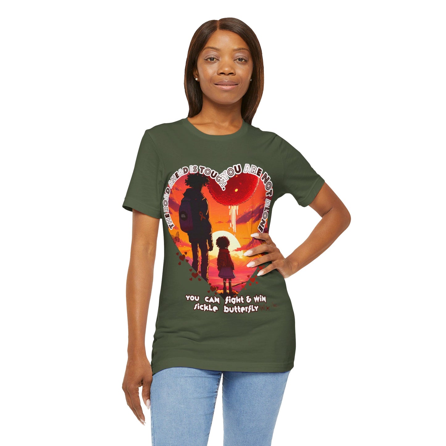 SICKLE BUTTERFLY Unisex Jersey Short Sleeve Tee