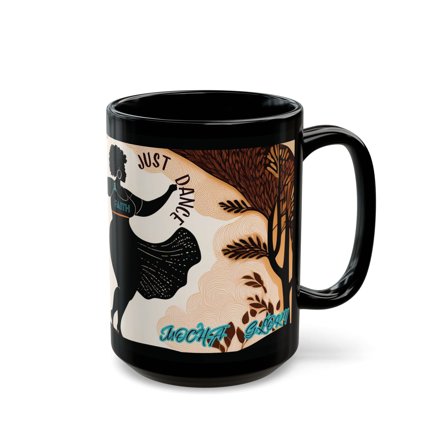 JUST DANCE - FAITH- Black Mug (11oz, 15oz)