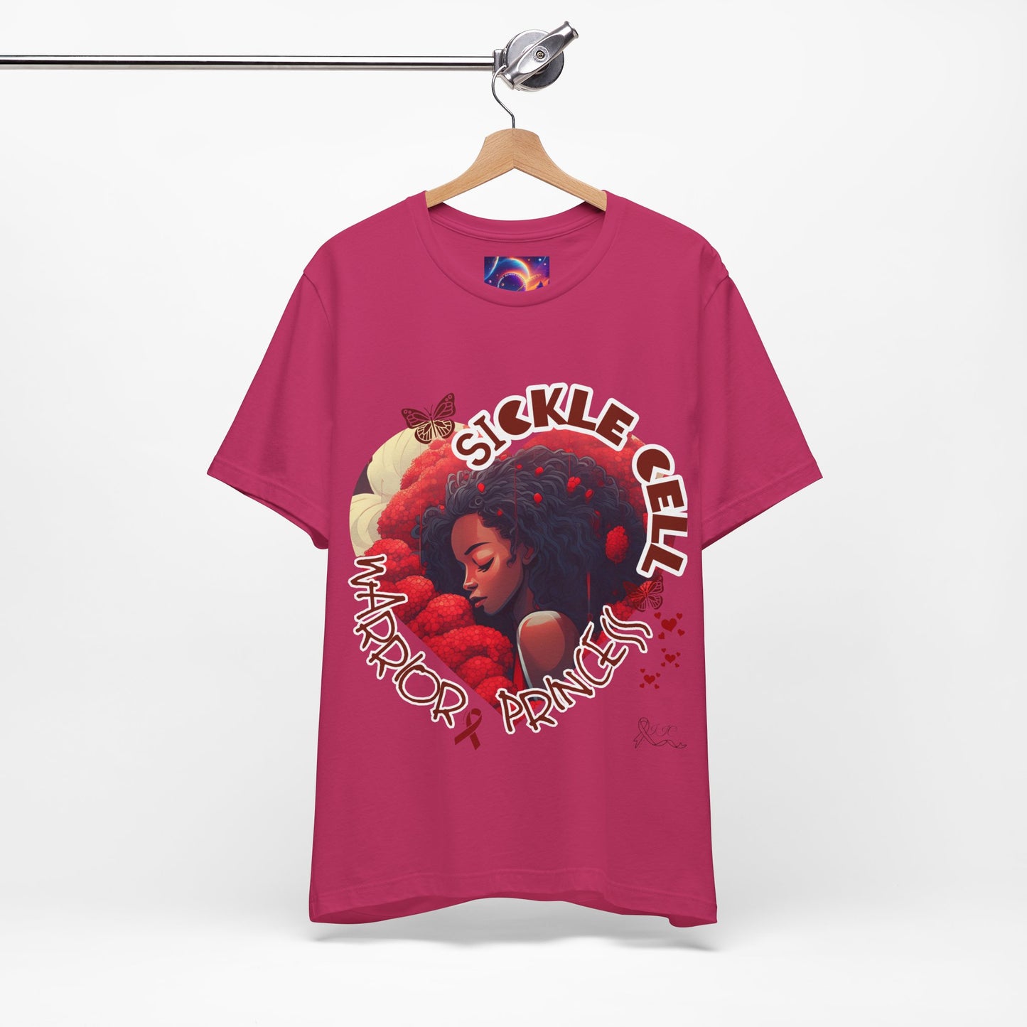 Sickle Cell Warrior Princess: Unisex Jersey Short Sleeve Tee