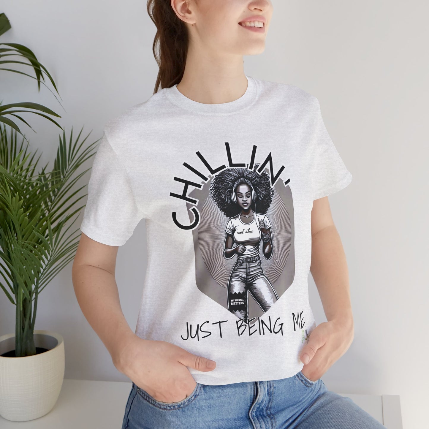 JUST BEING ME UNISEX SHORT SLEEVE TEE