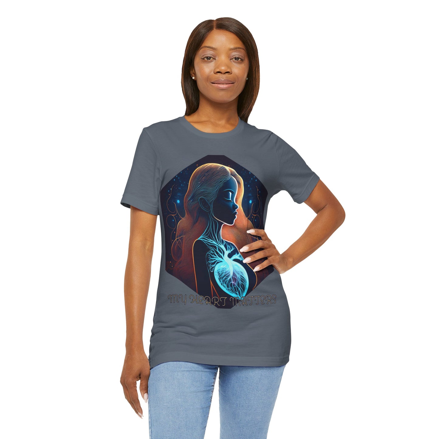 MY HEART MATTERS Unisex Jersey Short Sleeve Tee