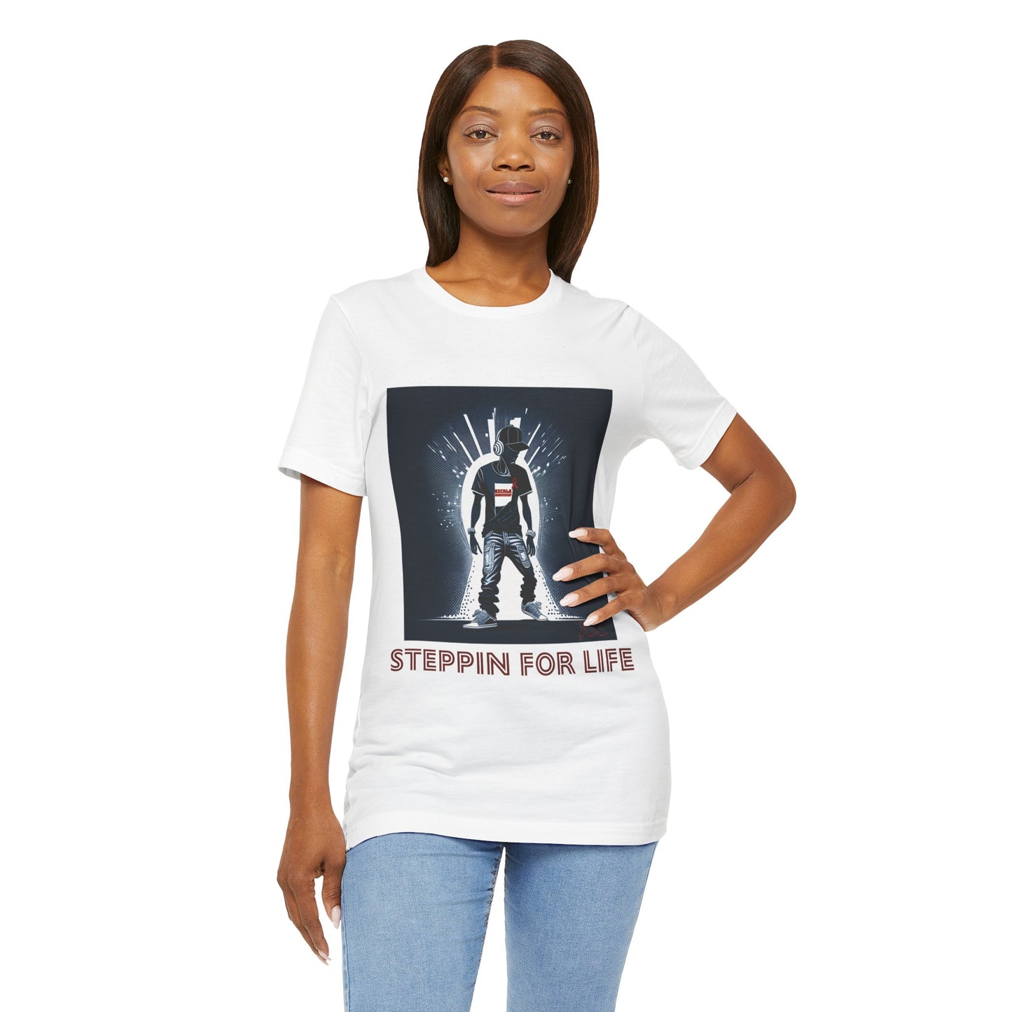 STEPPIN FOR LIFE - Unisex Jersey Short Sleeve Tee