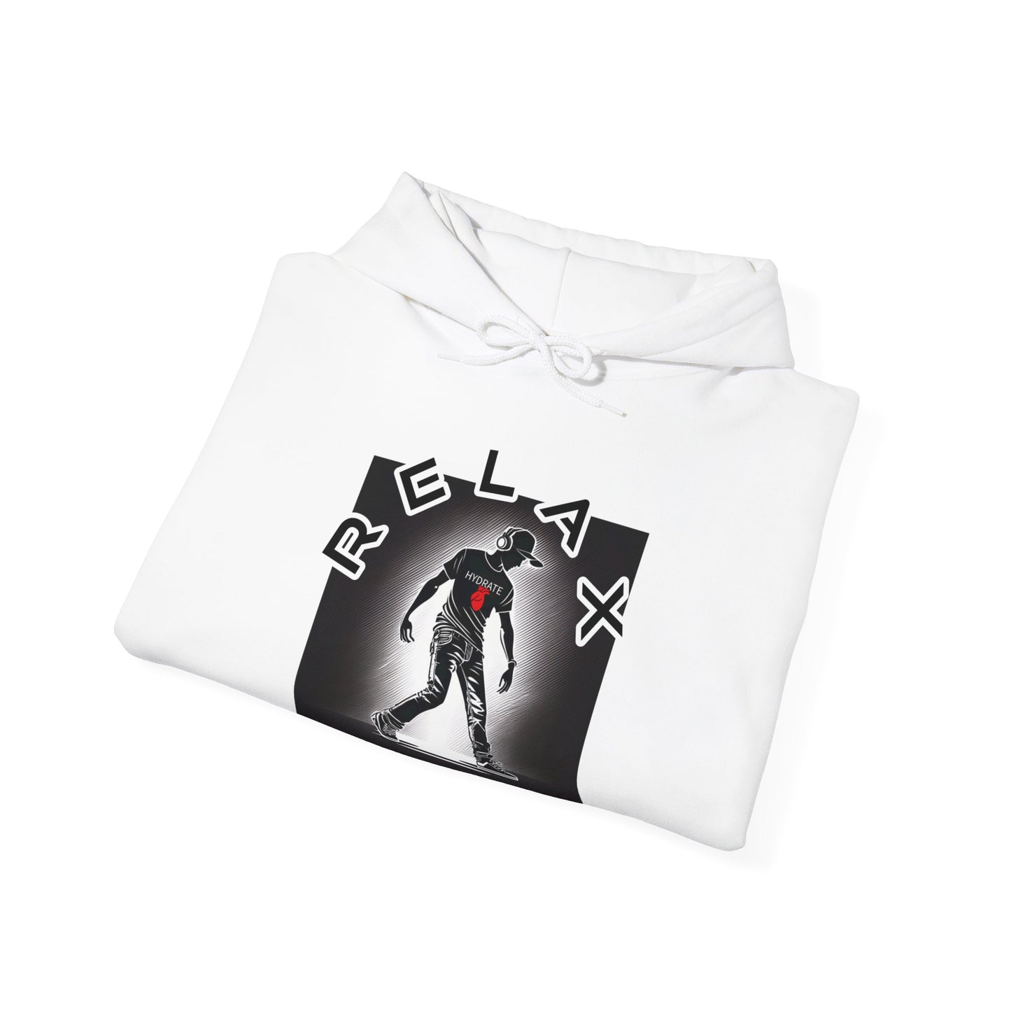 RELAX: HEART DISEASE Unisex Heavy Blend™ Hooded Sweatshirt