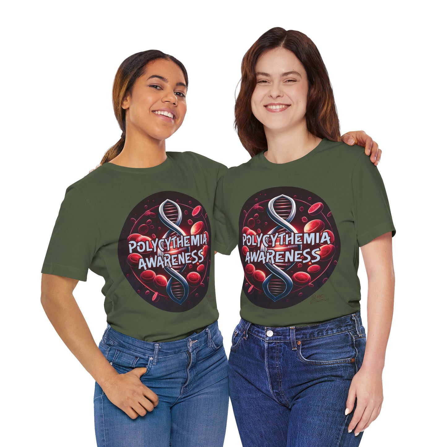 POLYCYTHEMIA AWARENESS - Unisex Jersey Short Sleeve Tee