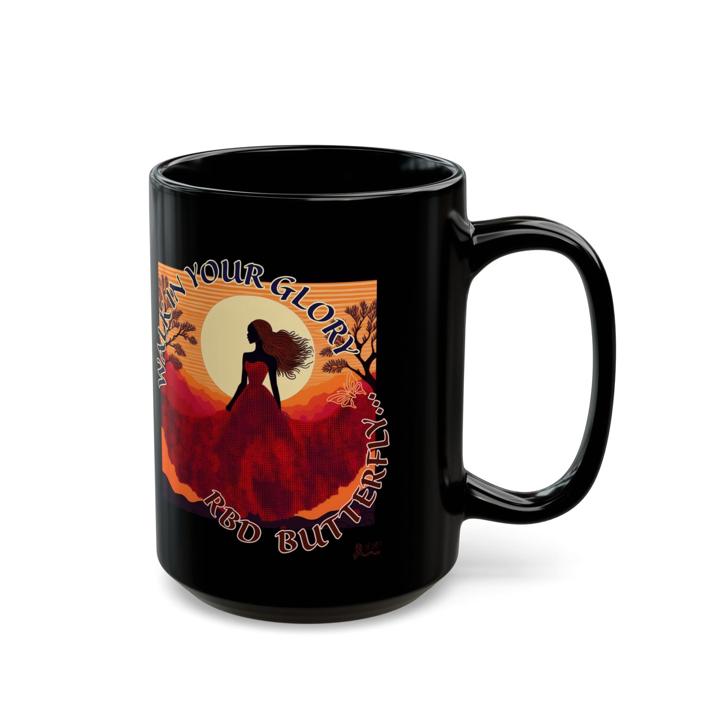 In Yor Glory: Mocha Glory Black Mug (11oz, 15oz)