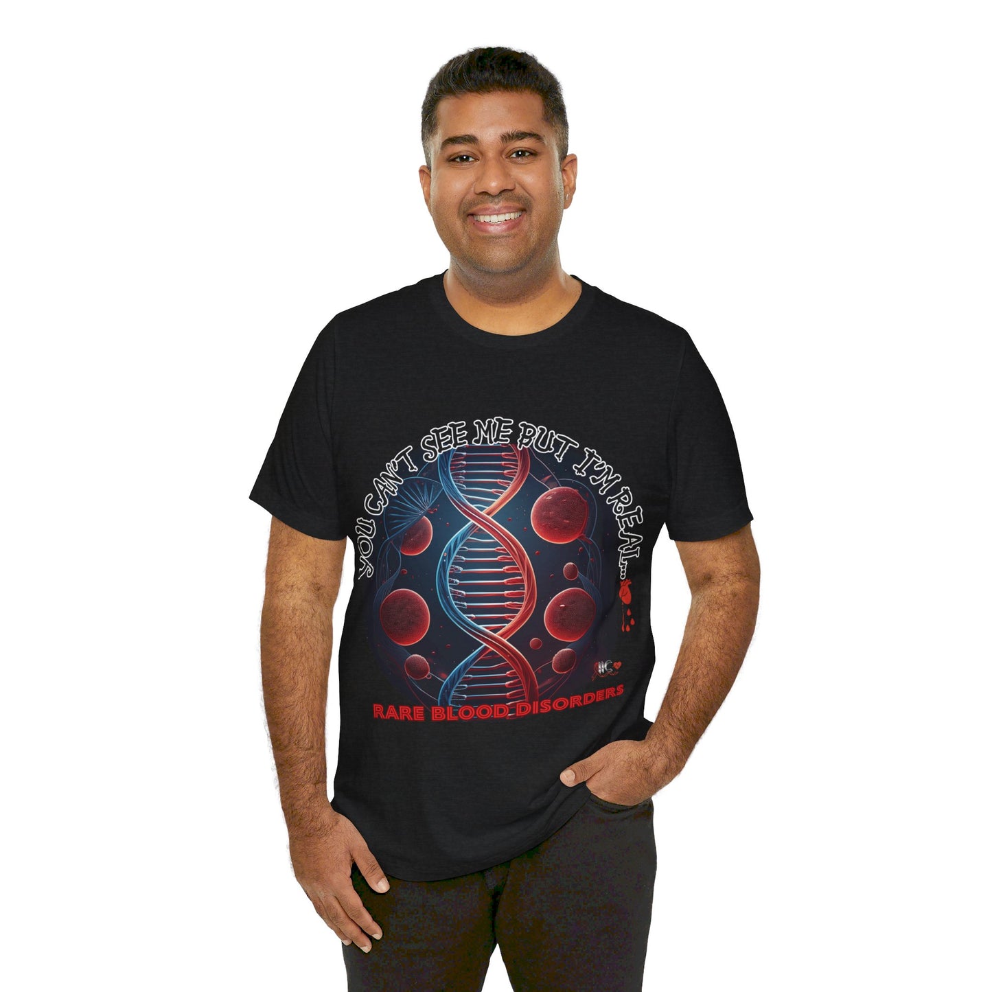 RARE BLOOD DISORDERS Unisex Jersey Short Sleeve Tee