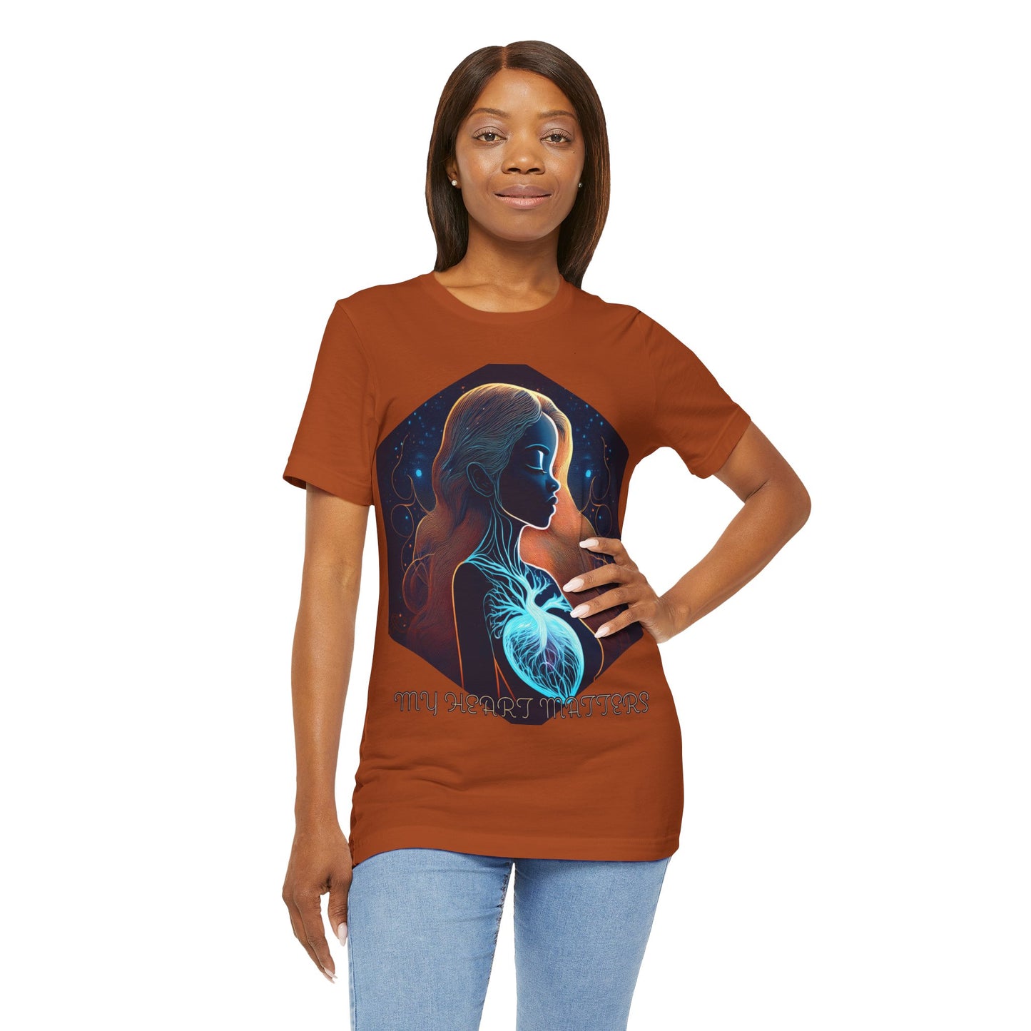 MY HEART MATTERS Unisex Jersey Short Sleeve Tee