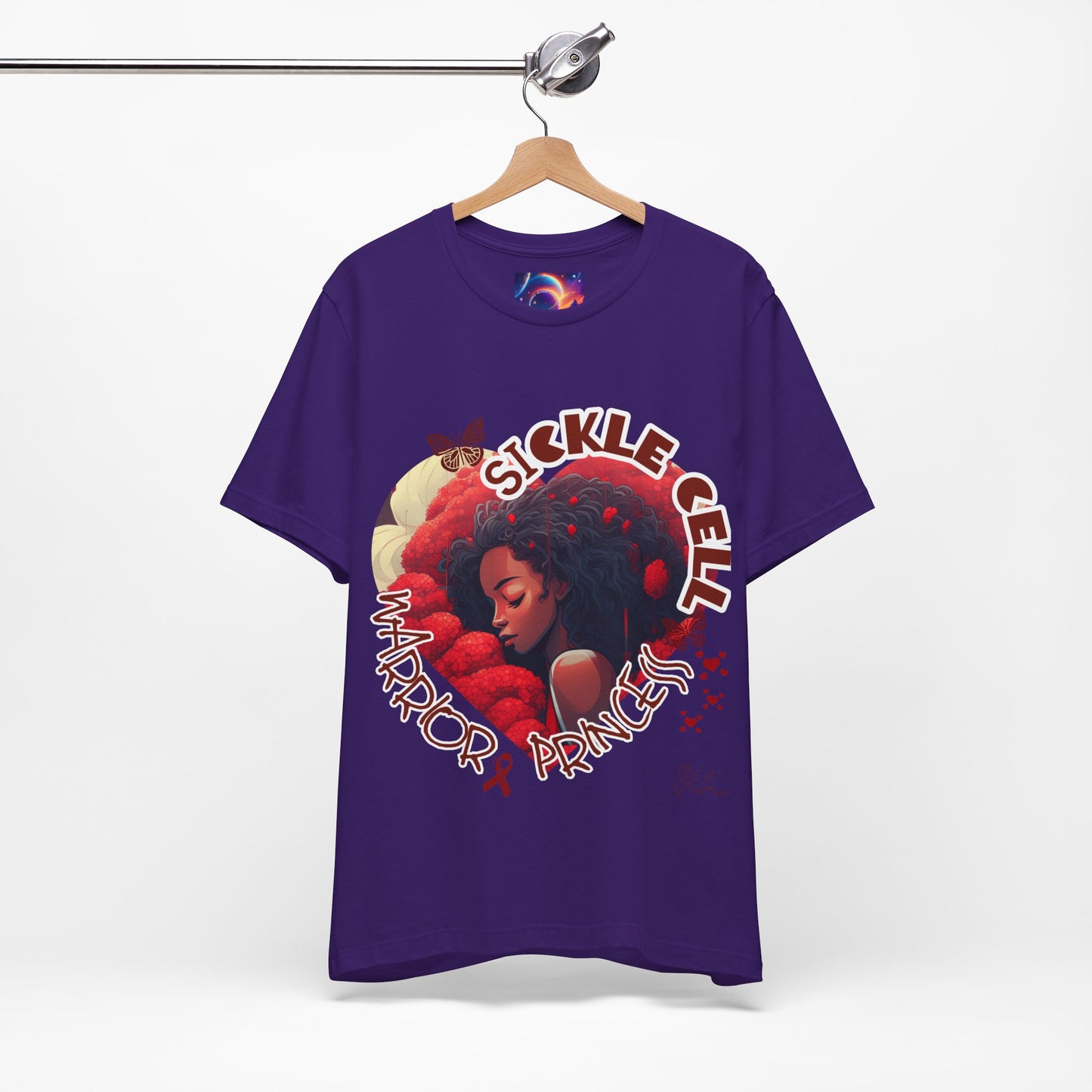 Sickle Cell Warrior Princess: Unisex Jersey Short Sleeve Tee