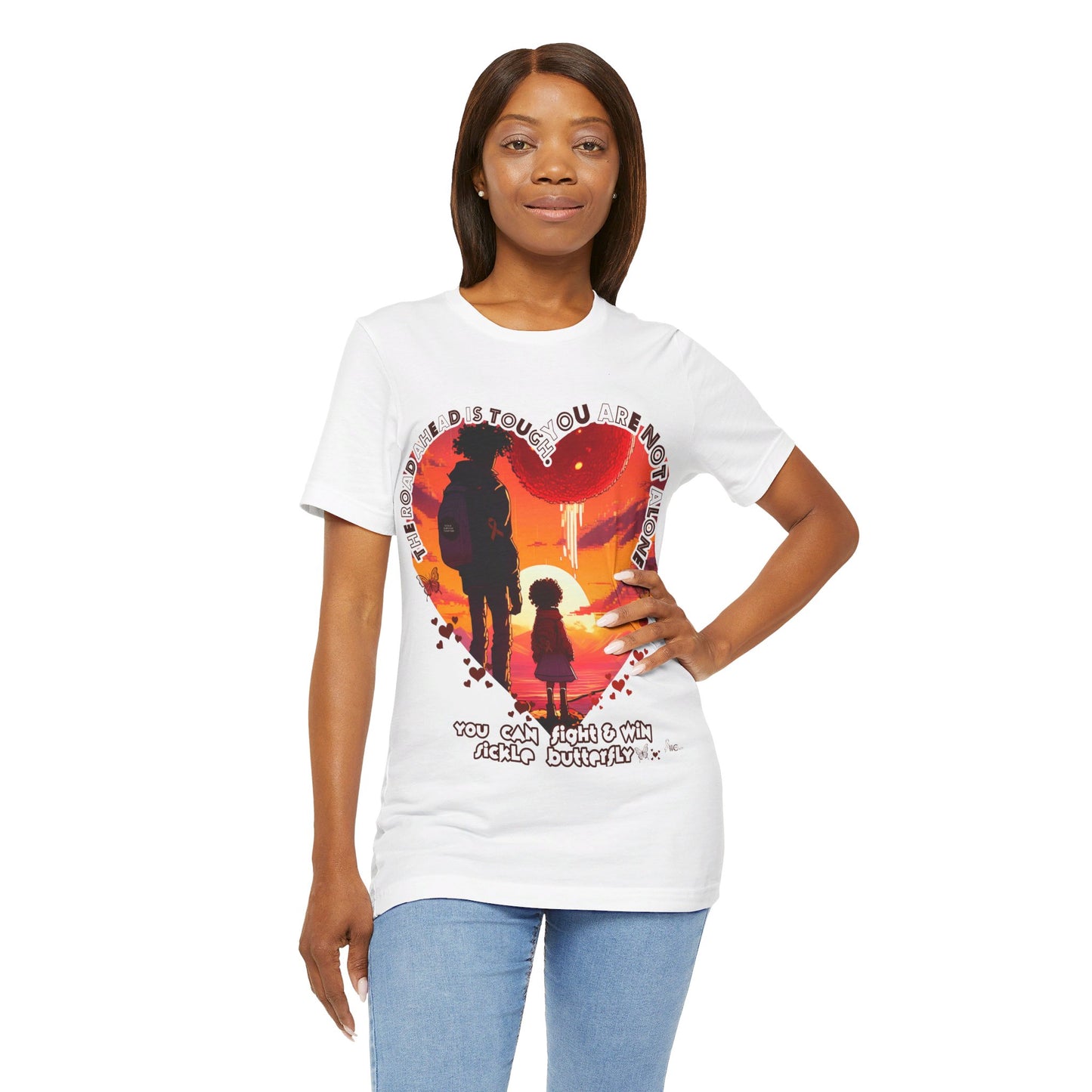 SICKLE BUTTERFLY Unisex Jersey Short Sleeve Tee