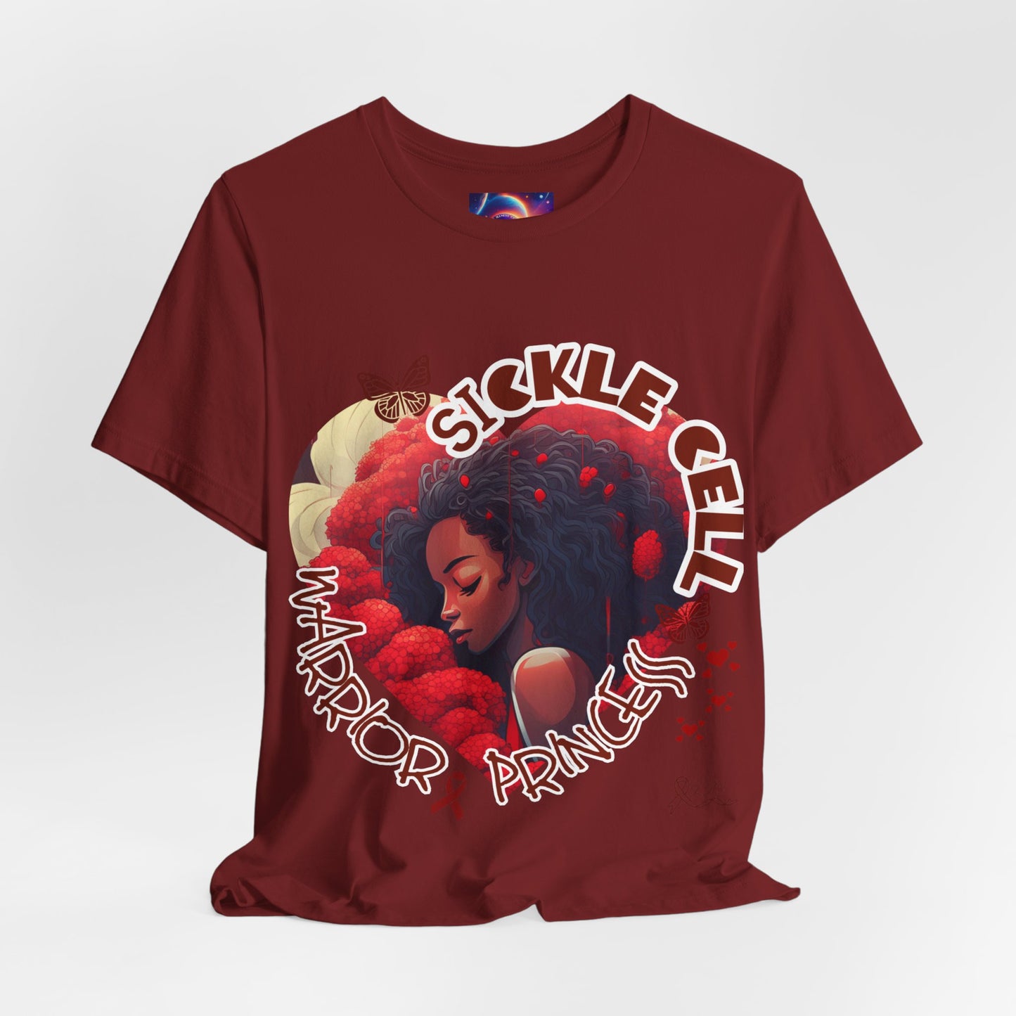 Sickle Cell Warrior Princess: Unisex Jersey Short Sleeve Tee