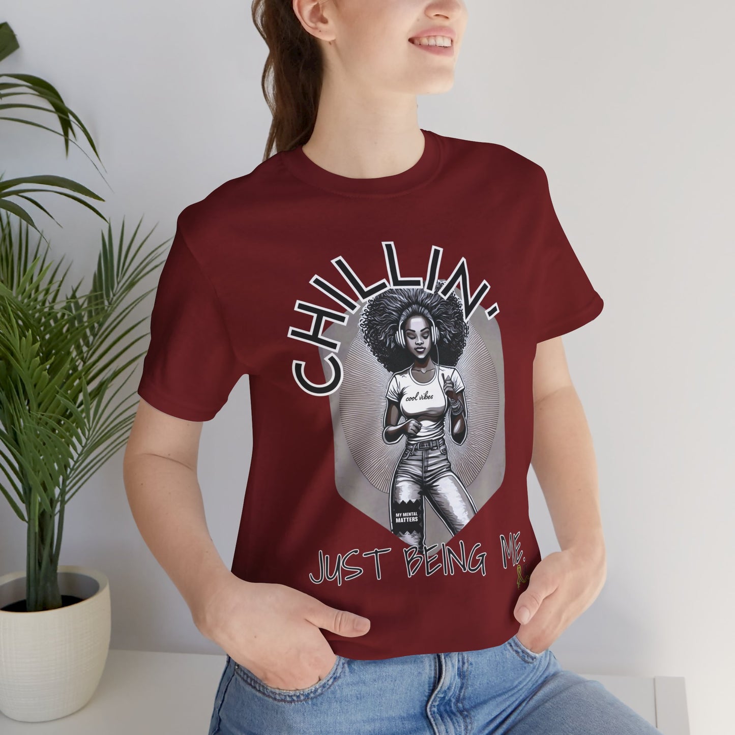 JUST BEING ME UNISEX SHORT SLEEVE TEE