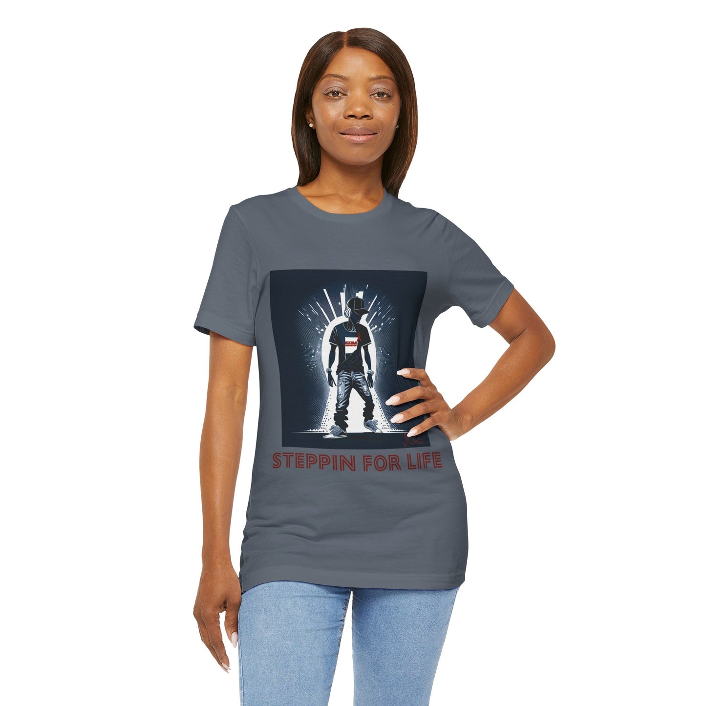 STEPPIN FOR LIFE - Unisex Jersey Short Sleeve Tee