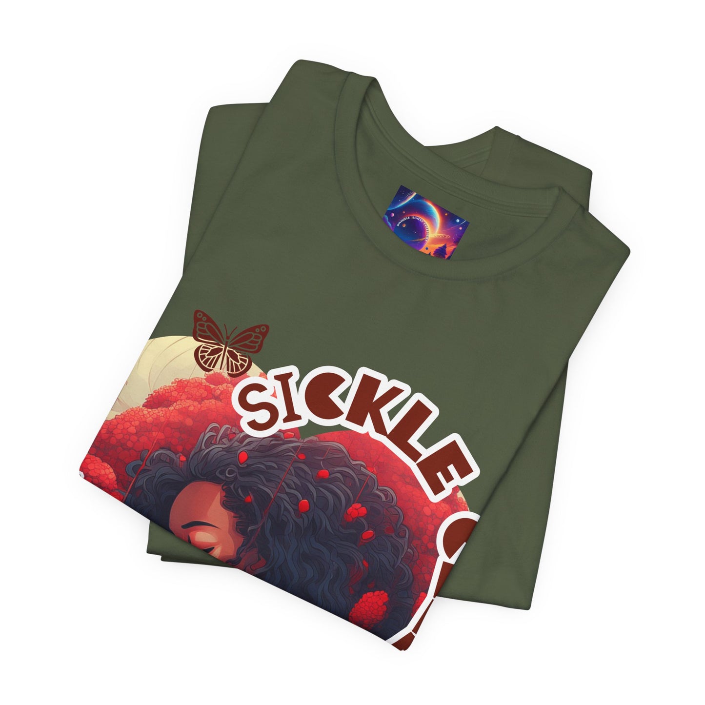 Sickle Cell Warrior Princess: Unisex Jersey Short Sleeve Tee