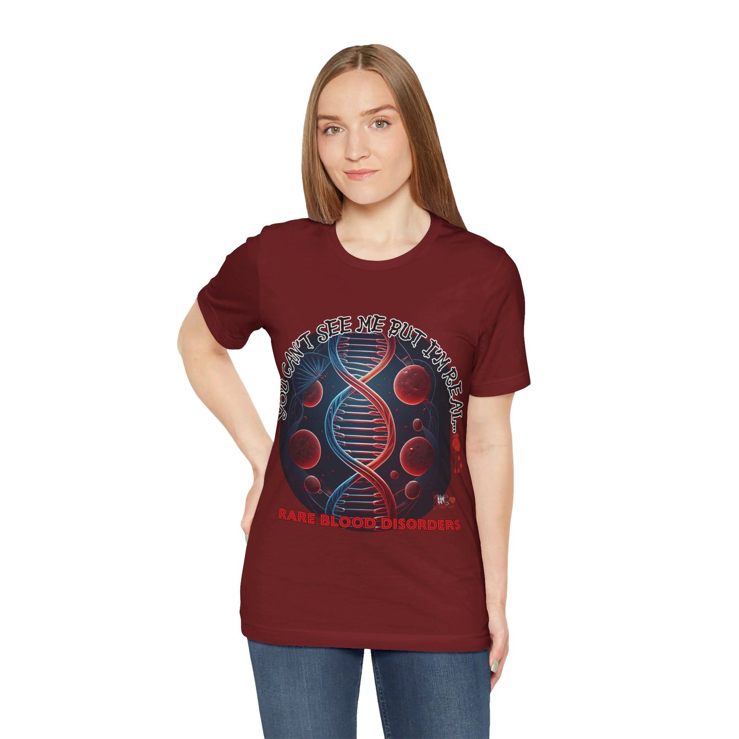 RARE BLOOD DISORDERS Unisex Jersey Short Sleeve Tee