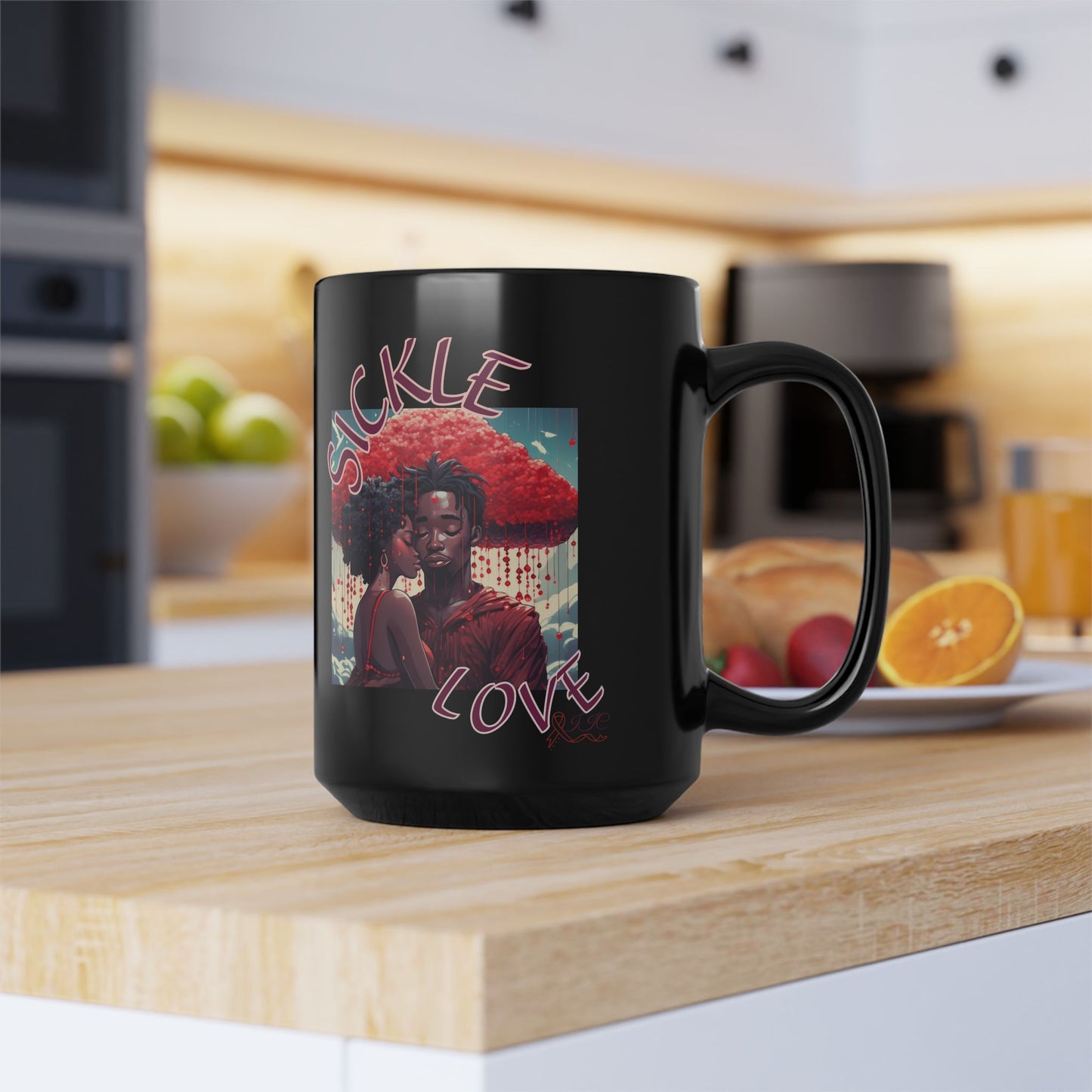 SICKLE LOVE Black Mug (11oz, 15oz)