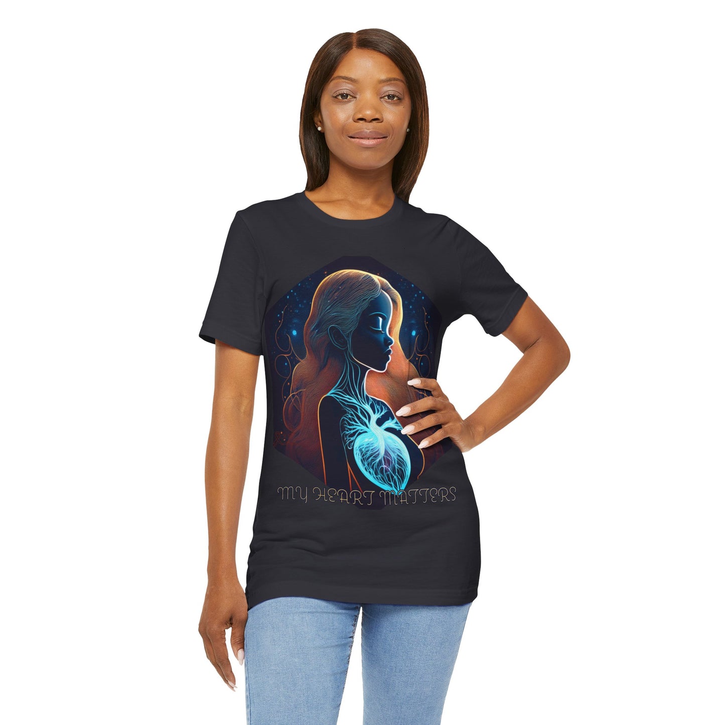 MY HEART MATTERS Unisex Jersey Short Sleeve Tee