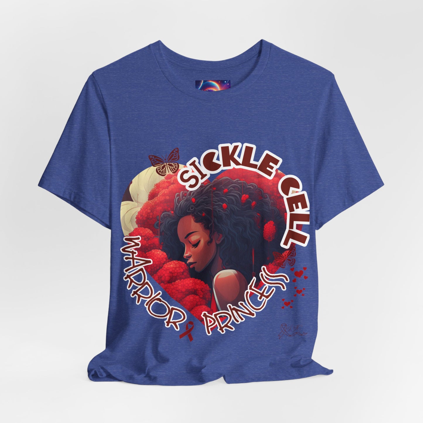 Sickle Cell Warrior Princess: Unisex Jersey Short Sleeve Tee