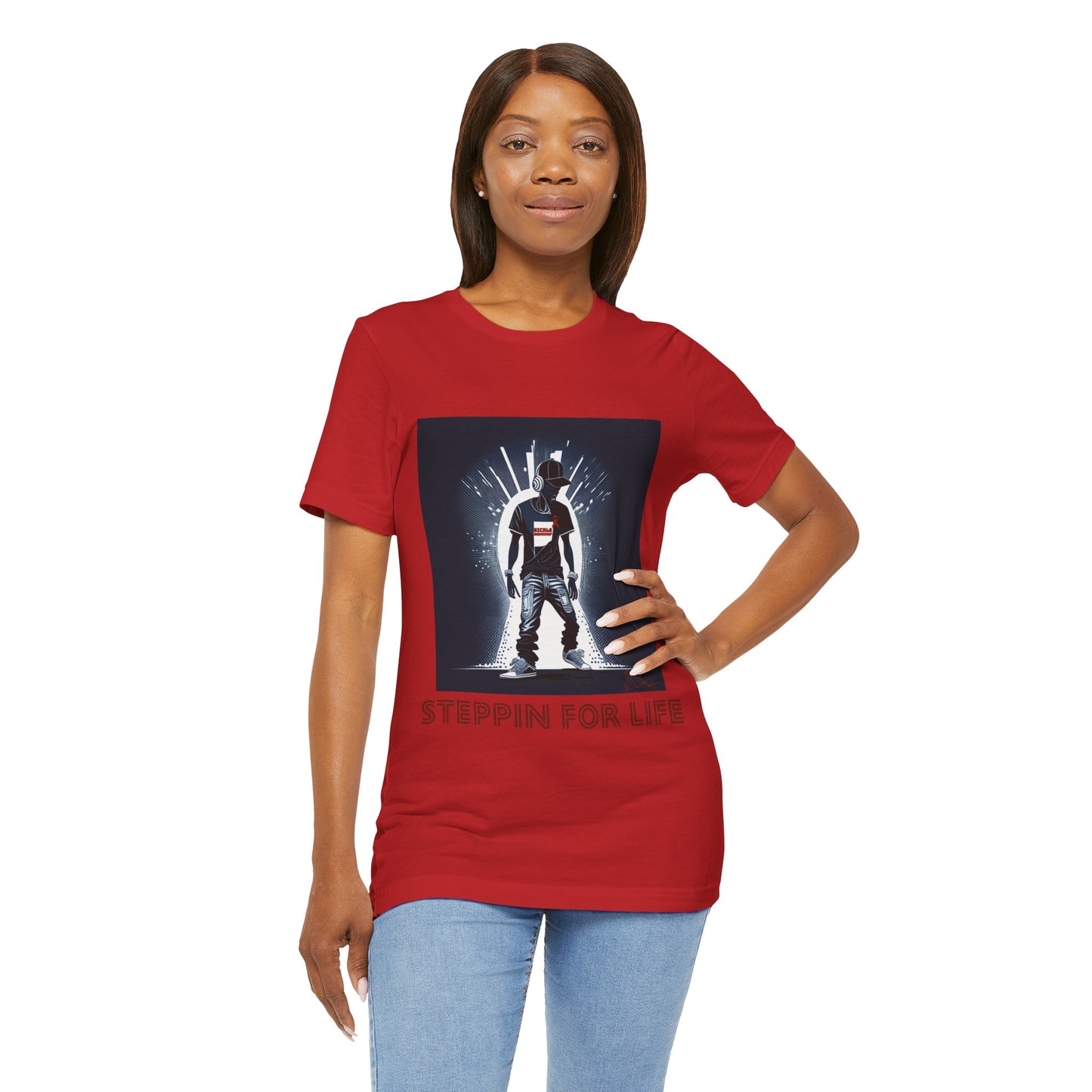 STEPPIN FOR LIFE - Unisex Jersey Short Sleeve Tee