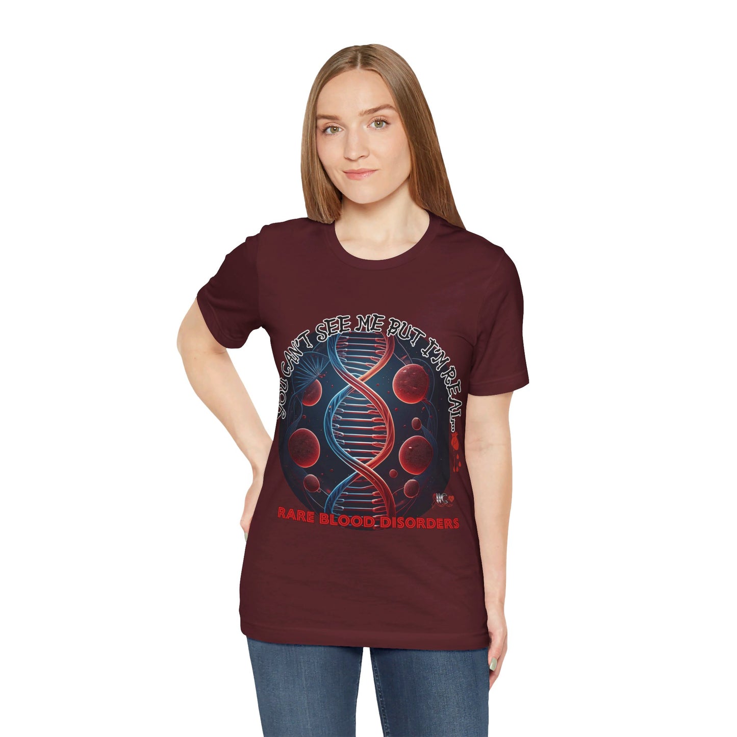 RARE BLOOD DISORDERS Unisex Jersey Short Sleeve Tee